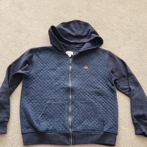 Lucky Brand Navy Blue Quilted Kids Hoodie